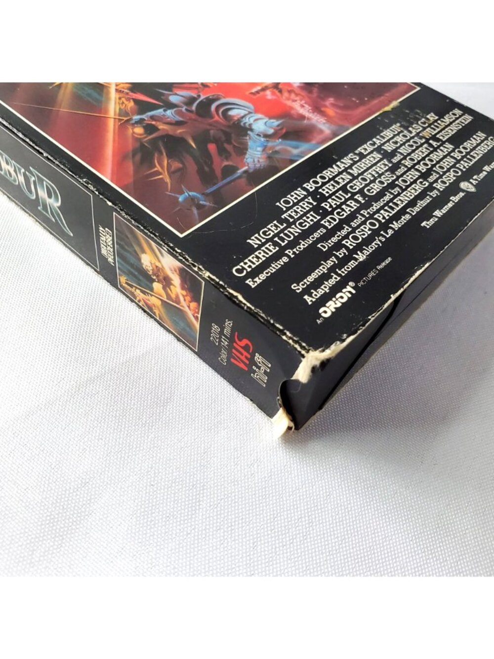Excalibur VHS Movie 1991 release Arthurian Drama Warner Bros - Picture 4 of 9